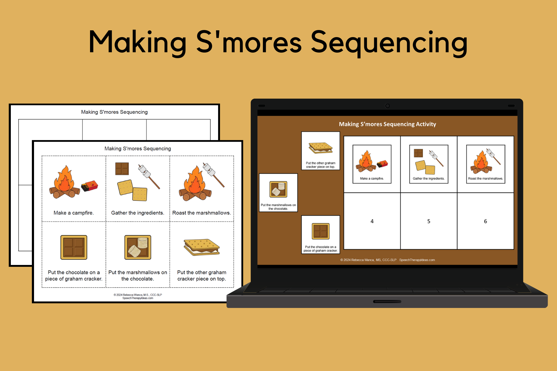Making S’mores Sequencing Activity
