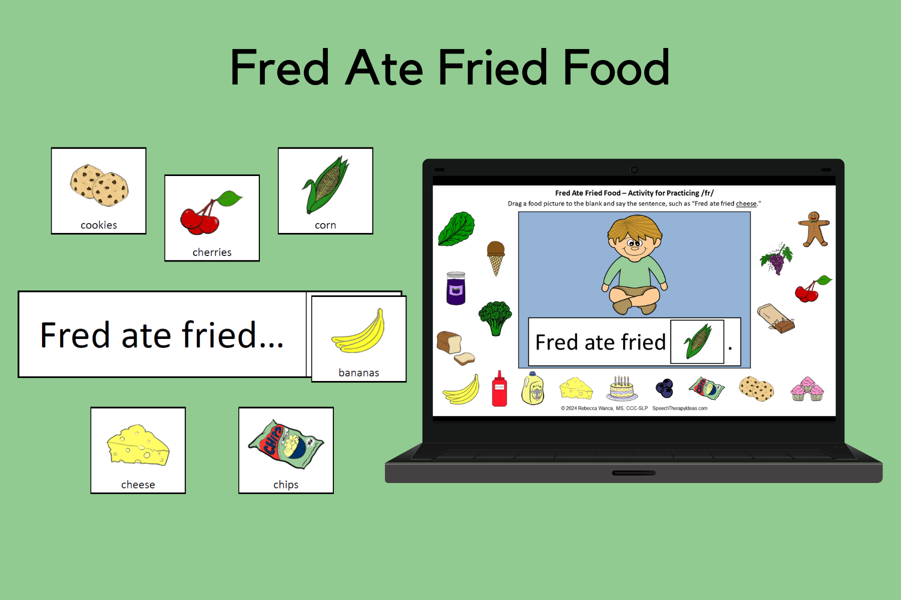 Fred Ate Fried Food – Activity for Practicing /fr/ Sentences