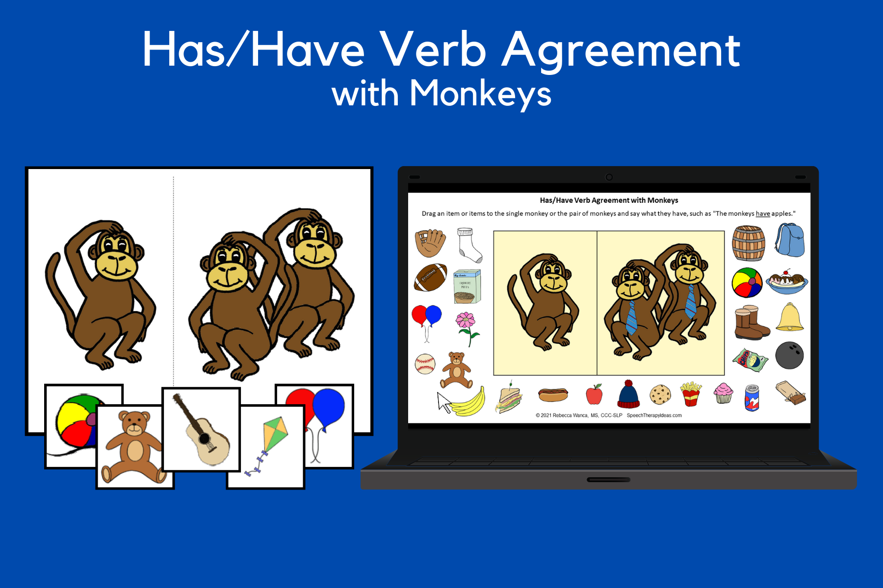 Has/Have Verb Agreement – Monkey Theme