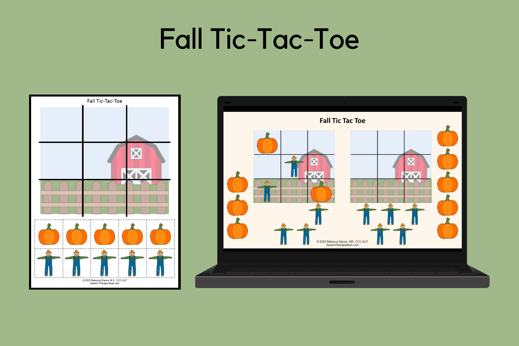 Google Slides Tic Tac Toe Activity Master 
