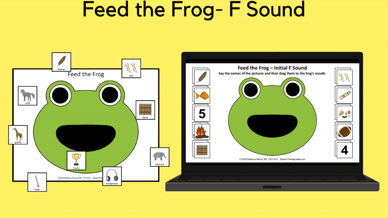 Feed The Frog – F Sound