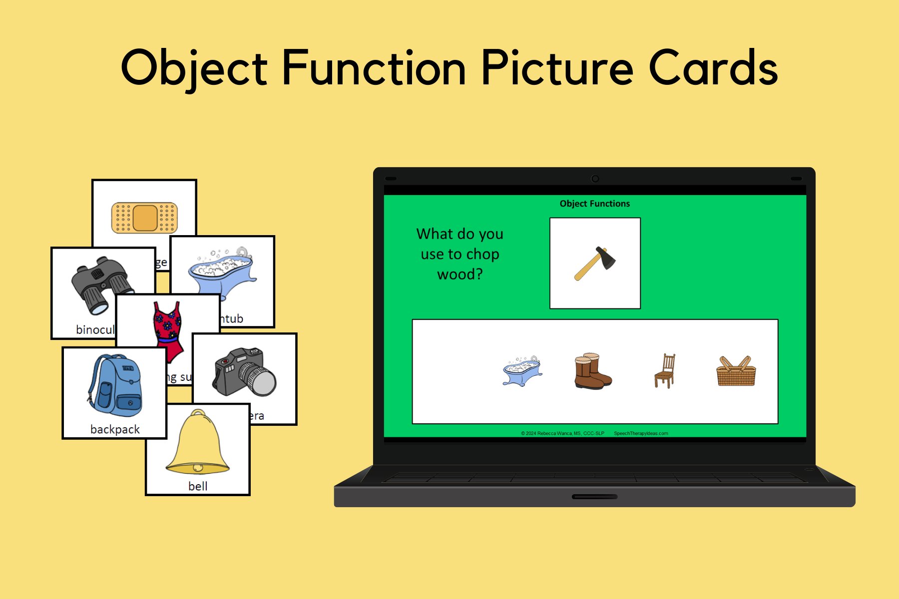 Object Function Picture Cards