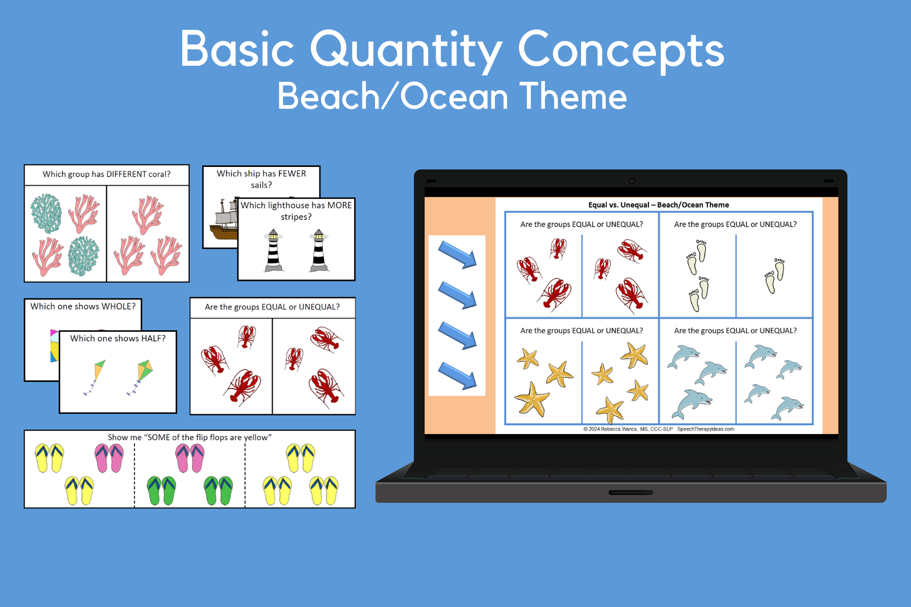 Basic Quantity Concepts – Beach/Ocean Theme