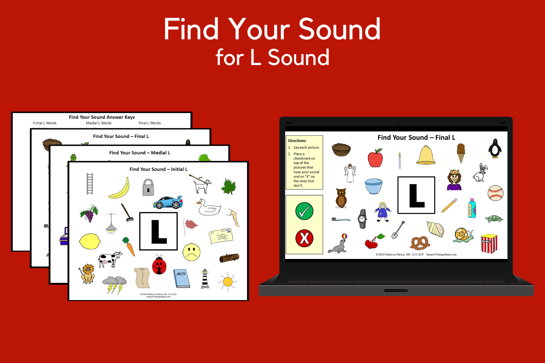 Find Your Sound Pages For L Sound