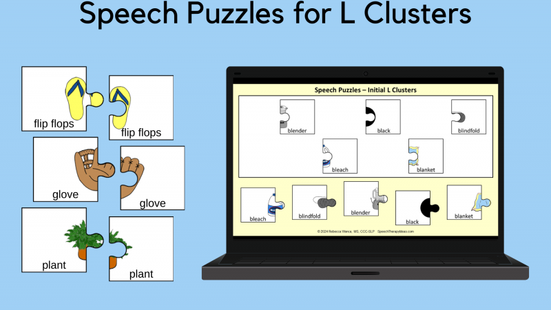 Speech Puzzles For L Clusters